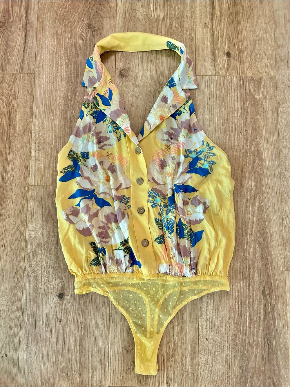 NEW Free People Offshore Halter Bodysuit